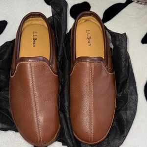 L.L. Bean Men's Tan Leather Loafers